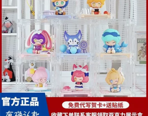 正版现货王者荣耀英雄日常微盒盲盒游戏小乔手...