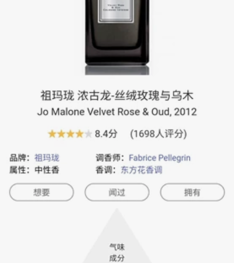 正品5ml39包邮祖马龙丝绒玫瑰与乌木香水...