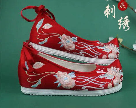 钦留皇宫【琼瑶】新款古风鞋子女内增高汉服鞋...