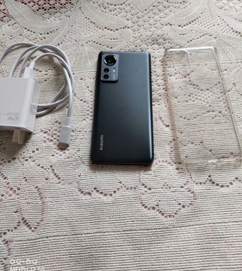 小米12x，12+256g，黑色，带原装充...