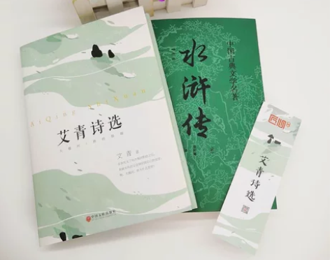 世界名著艾青诗选水浒传初中版九年级青少年完...