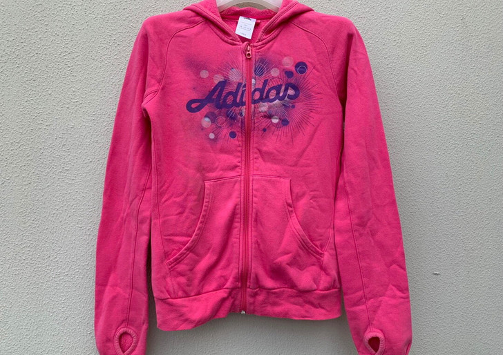 正品阿迪达斯女款春装连帽外套 adidas...