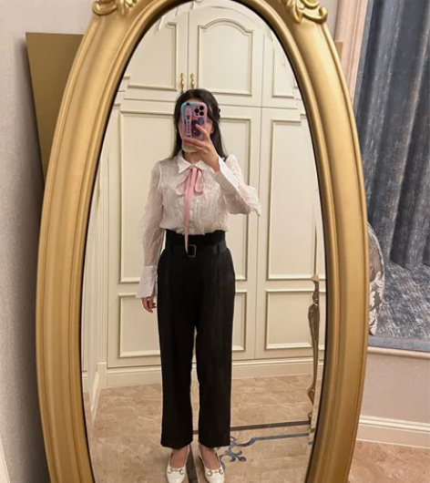 朝花夕拾花苞裤,显瘦,小码全新,不退换 感...