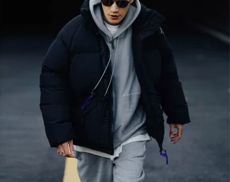 AUTHENTICS冬季加厚480G白鹅绒...