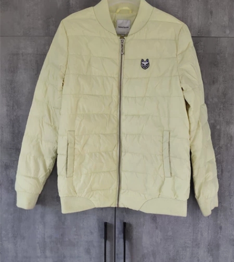 美特斯邦威薄款羽绒服  M码  白鸭绒  ...