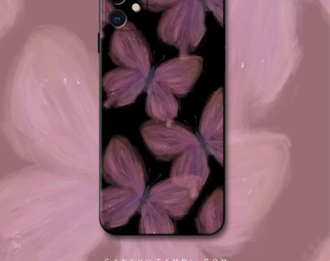 ins紫色蝴蝶适用于oppoA53（5G）...