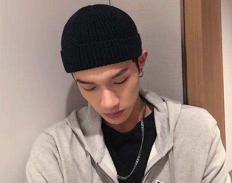 帽子男潮针织毛线帽秋冬天地主流氓雅痞帽潮牌...