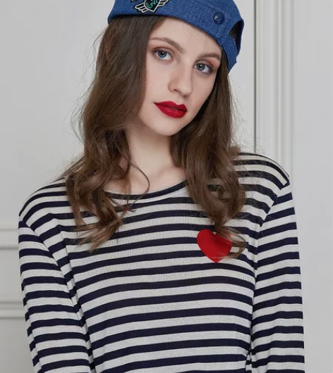 ELLE法式雅痞帽女春秋时尚休闲无檐瓜皮帽...