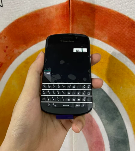 黑莓Q10 blackberry 黑色戒网...