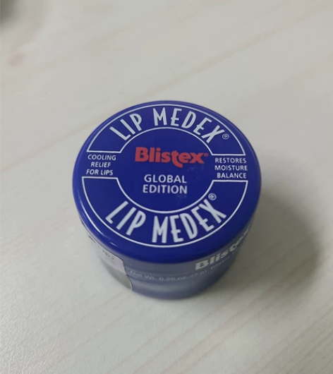 美国Blistex碧唇小蓝罐润唇膏唇膜无色...