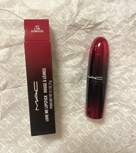 mac渐变子弹头口红423 购于美国mac...