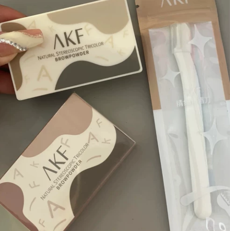 AKF三色眉粉盘（粉丝价！） 防水防汗  ...