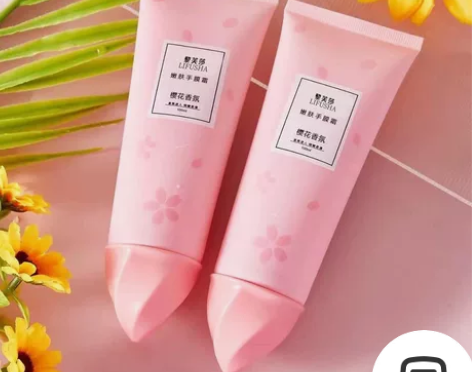 3支抖音同款【冰淇淋】樱花护手霜补水滋润手...