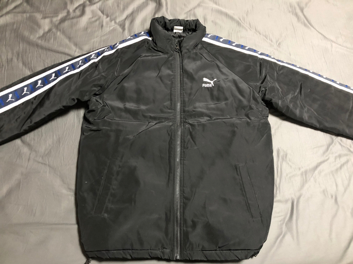 puma彪马串标棉服，L码，胸围：120，...