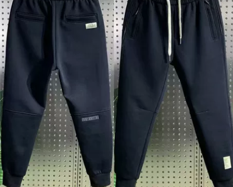 春秋款男士休闲裤纯色百搭小脚卫裤哈伦裤青年...