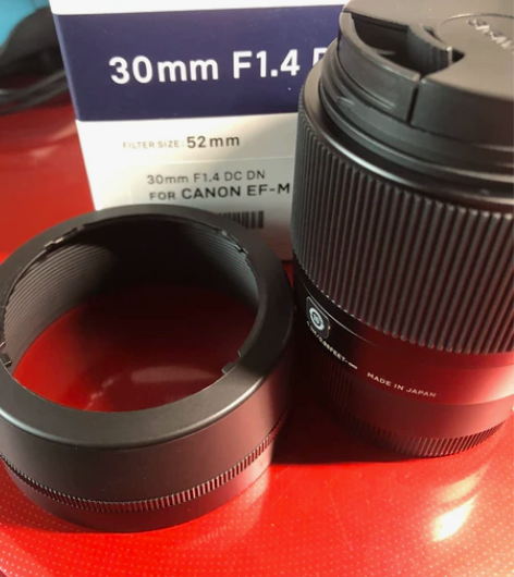 适马镜头s30mm F1.4佳能EF-M微...