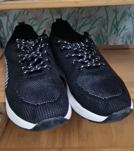 男士休闲鞋飞织鞋运动鞋跑鞋,99新,只穿过...