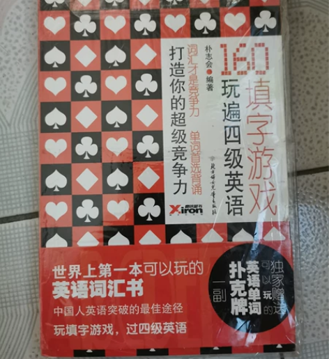 四级英语 填字游戏英语词汇书 全新未拆封 ...