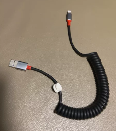 6A超级快充弹簧数据线适用苹果13车载充电...