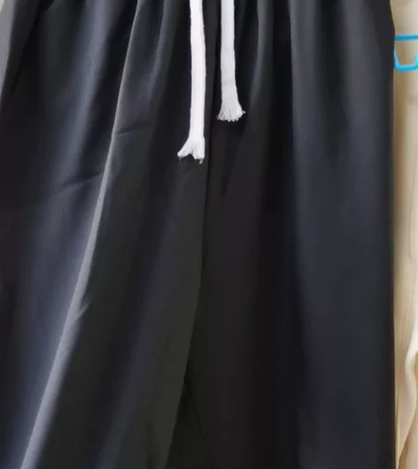 黑色阔腿裤，裤长94s码 衣服太多穿不过来...