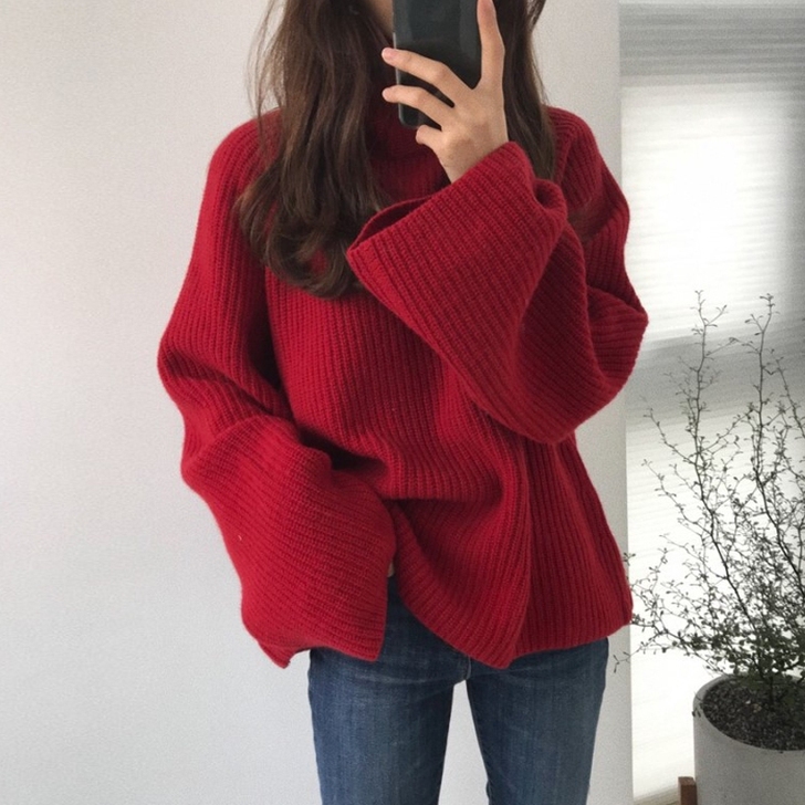 婉扮 毛衣