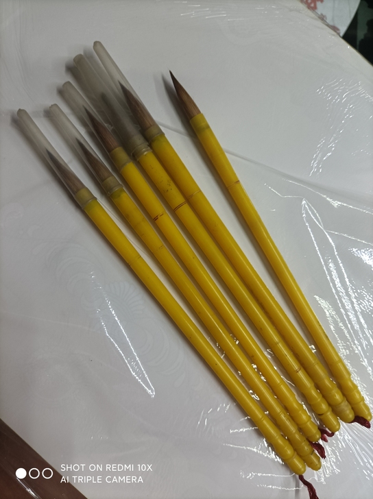 毛笔，狼毫毛笔，老毛笔，有三十年左右，未使...