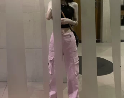 ffcheer 垮垮裤辣辣我 美式复古棕/...