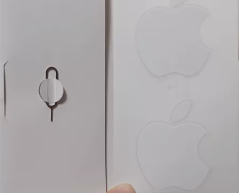 苹果手机iphone原装取卡针+原装贴纸两...
