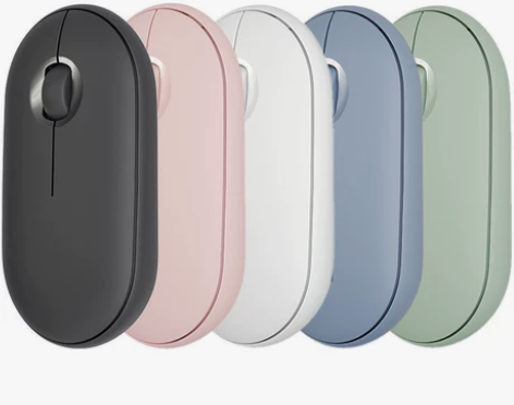 M350无线蓝牙静音鹅卵石鼠标line女生...