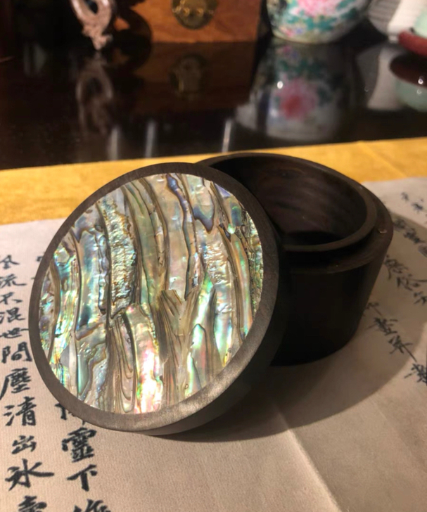 包邮 贝壳印泥收纳，可以做为首饰收纳，很精致