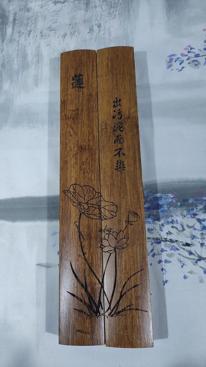 全新实木镇尺一对，做工精美便宜出包邮。