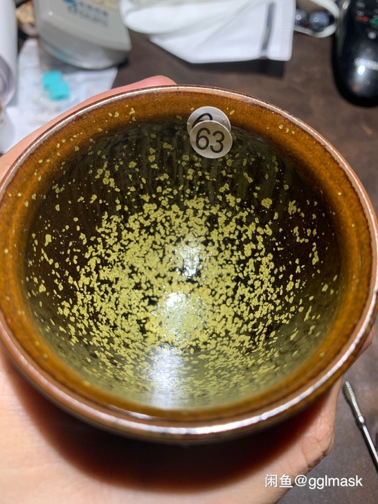 龙窑柴烧建盏纯手工花月夜