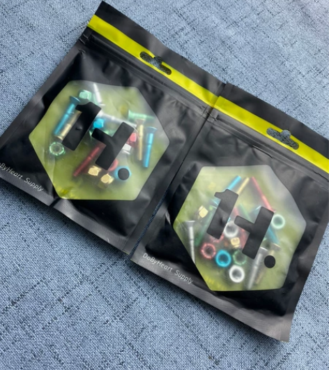 滑板桥钉 DBH BD专业内六角平头彩色黑...