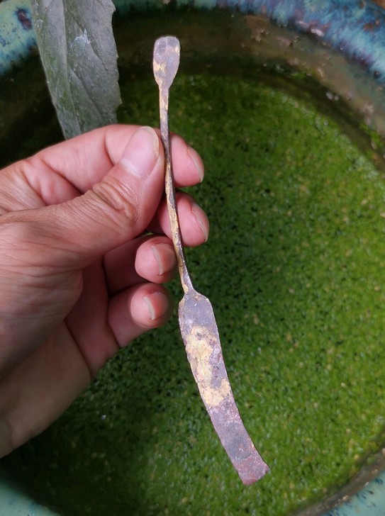 明代文房裁纸刀14.5cm左右 表金 包快...