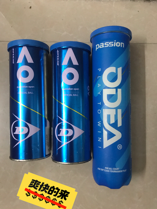 网球邓禄普2罐、欧蒂尔1罐