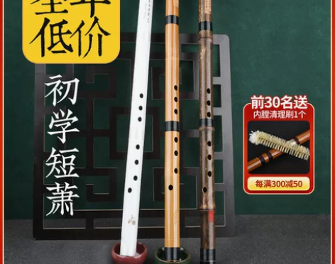 ?紫竹洞箫专业高档洞萧笛初学入门零基础箫乐...