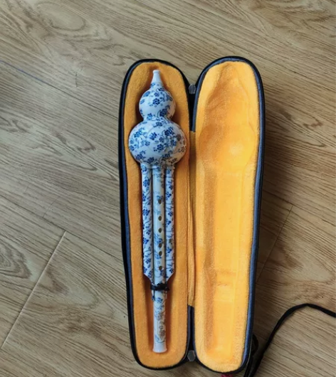 青花瓷葫芦丝，几乎全新，二手商品看好再拍，...