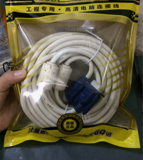 VGA线 3+5加粗版VGA线 现货1.5...