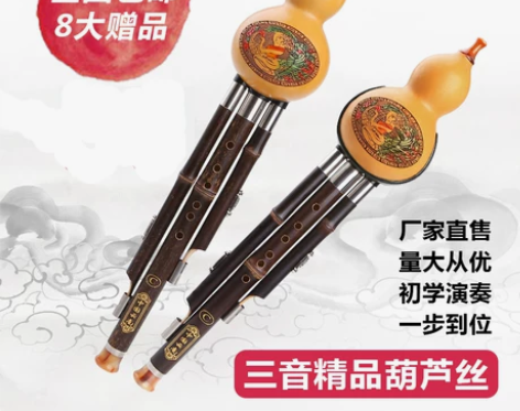 紫竹葫芦丝c调降b调初学入门儿童初学者学生...