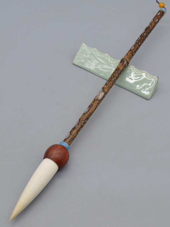 仓库遗留细嫩光锋纯羊毫，善琏湖笔老羊毫