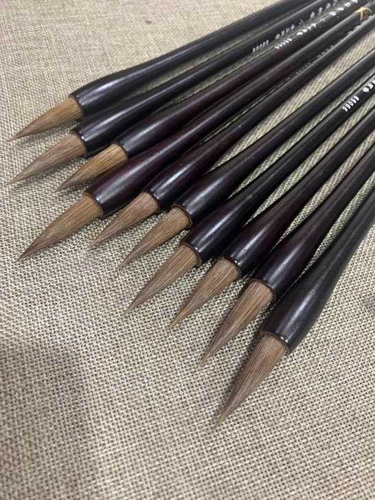 狼毫神韵毛笔，出峰3.6cm，口径1.0c...