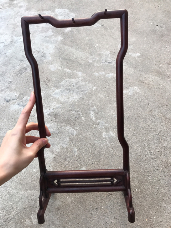 非洲酸枝木新明式笔挂红木实木毛笔架笔搁仿古...