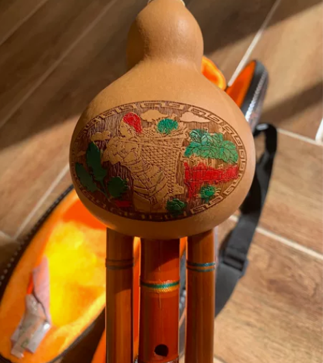 全新葫芦丝紫竹双音葫芦丝包邮 学生常用款初...