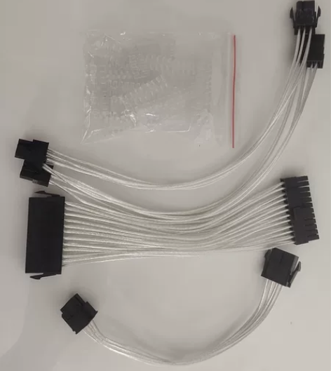 电脑电源延长线，之前买的一直没用上。主板2...