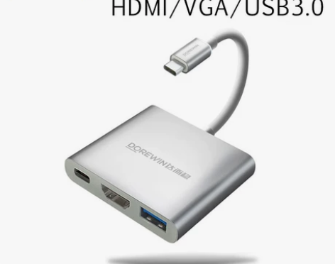 达而稳 苹果usb转换器type-c转hd...