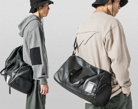 ?日系工装斜挎包男单肩包邮差包 健身包旅行...