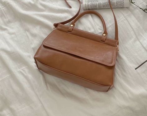 手提通勤包包女2022新款潮时尚复古公文包...