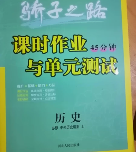 高中历史 必修中外历史纲要上 骄子之路。...