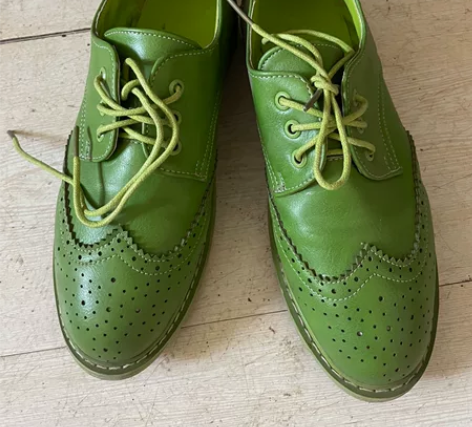 布洛克英伦复古小皮鞋 37码,闲置鞋几乎没...