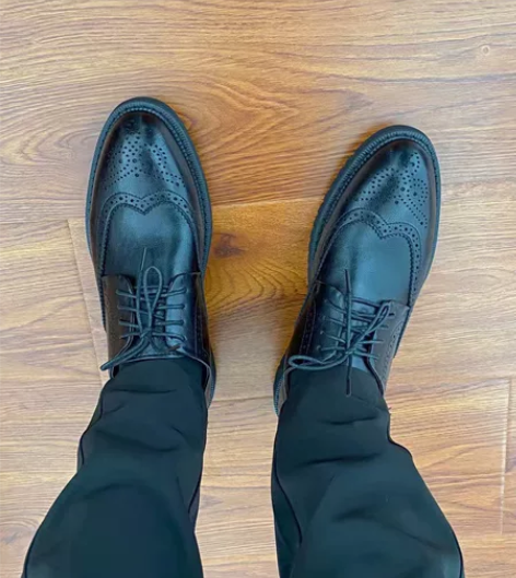 蜻蜓牌正品布洛克男鞋青年韩版英伦潮休闲商务...